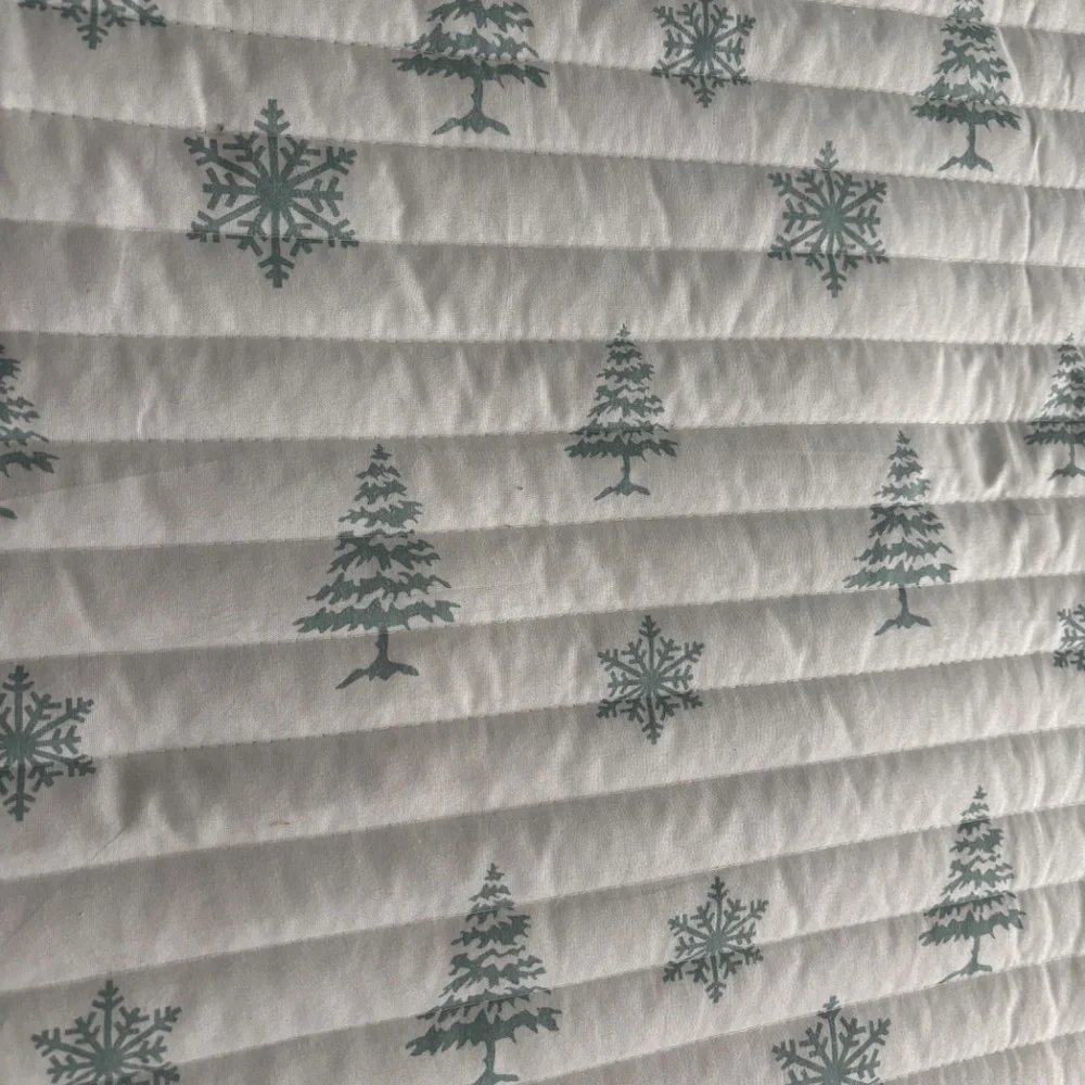 Reversible Queen Forest Dreams Beautiful Light Green REVERSIBLE NEW Final Sale